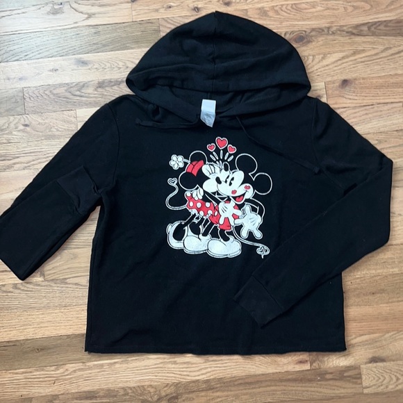 Disney Tops - Disney Mickey & Minnie Hoodie Size M